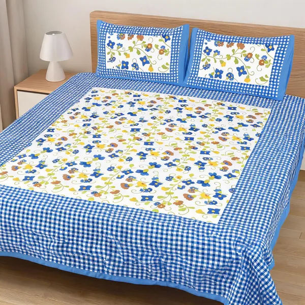 Cotton_Printed_Blue_Bed_Sheet_With_2_Pillow_Covers
