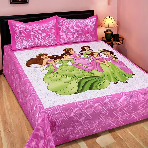 Cotton_Jaipuri_Pink_Jaipuri_Prints_Bed_Sheet_With_2_Pillow_Covers