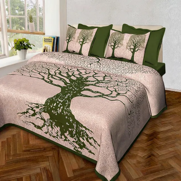 Cotton_Jaipuri_Prints_Multicolor_Bed_Sheet_With_2_Pillow_Covers