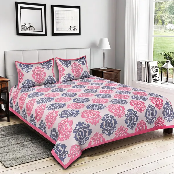 Cotton_Printed_Multicolor_Bed_Sheet_With_2_Pillow_Covers