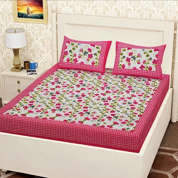 Cotton_Printed_Multicolor_Bed_Sheet_With_2_Pillow_Covers