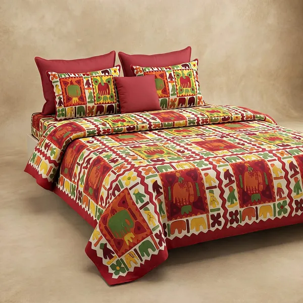 Cotton_Jaipuri_Multicolor_Jaipuri_Prints_Bed_Sheet_With_2_Pillow_Covers