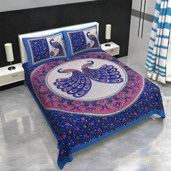 Cotton_Printed_Purple_Bed_Sheet_With_2_Pillow_Covers