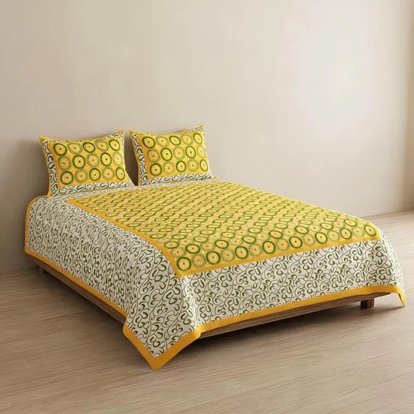 Cotton_Jaipuri_Prints_Multicolor_Bed_Sheet_With_2_Pillow_Covers