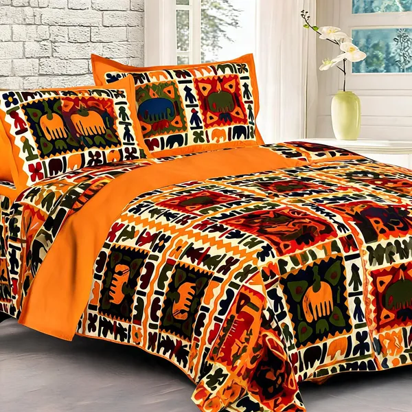 Cotton_Printed_Multicolor_Bed_Sheet_With_2_Pillow_Covers
