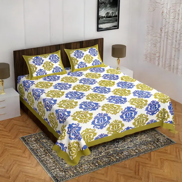 Cotton_Printed_Multicolor_Bed_Sheet_With_2_Pillow_Covers