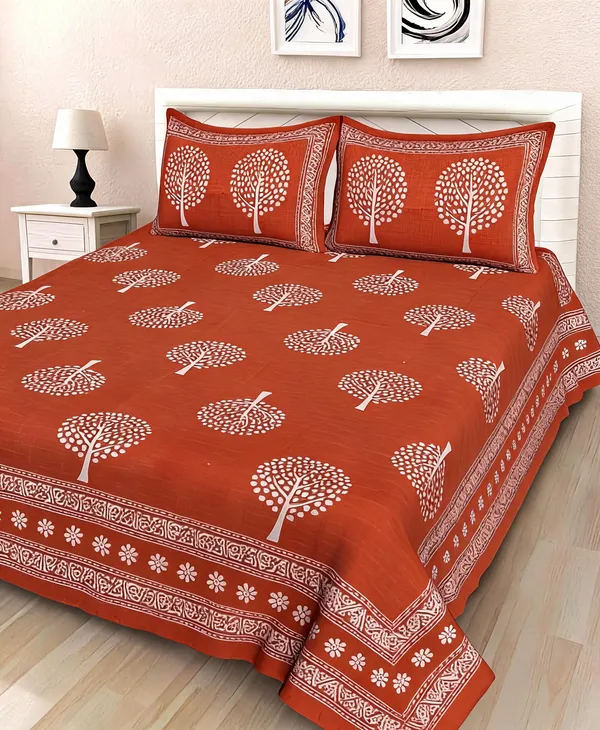 Cotton_Jaipuri_Multicolor_Jaipuri_Prints_Bed_Sheet_With_2_Pillow_Covers