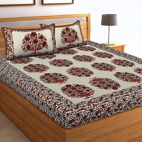 Cotton_Jaipuri_Multicolor_Jaipuri_Prints_Bed_Sheet_With_2_Pillow_Covers
