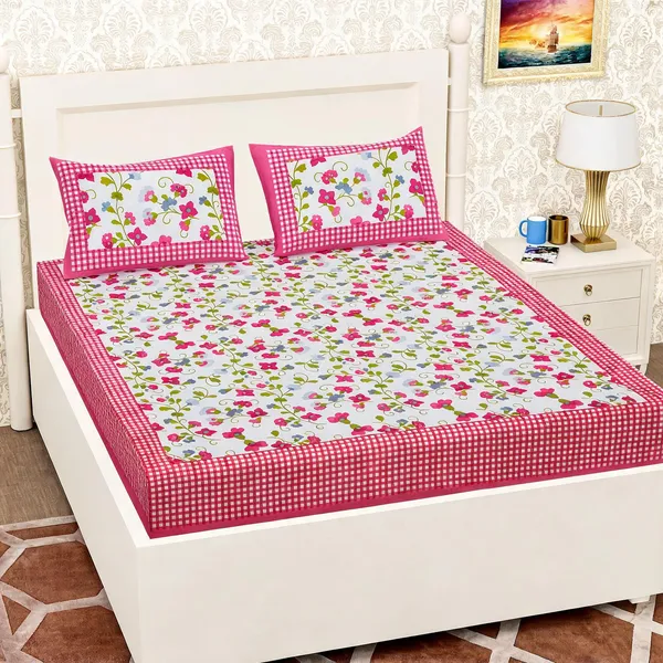 Cotton_Jaipuri_Multicolor_Jaipuri_Prints_Bed_Sheet_With_2_Pillow_Covers