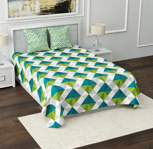 Cotton_Multicolor_Floral_Print_Bed_Sheet_With_2_Pillow_Covers