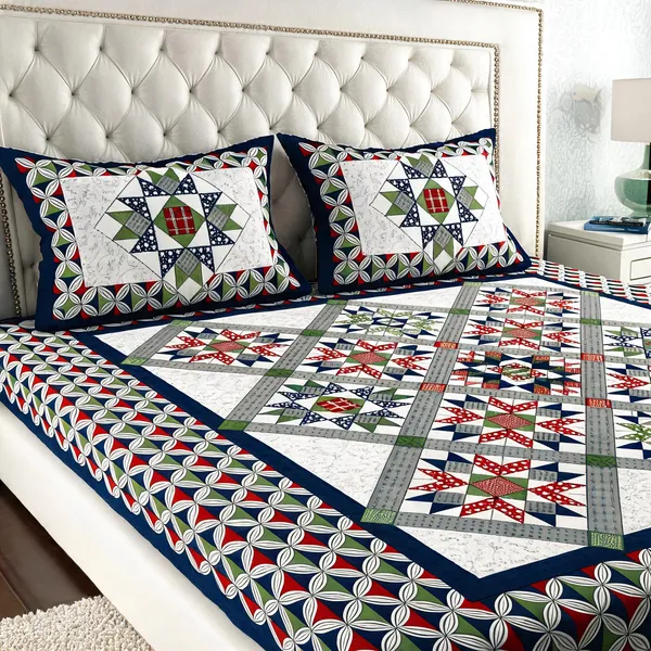 Cotton_Multicolor_Bed_Sheet_With_2_Pillow_Covers