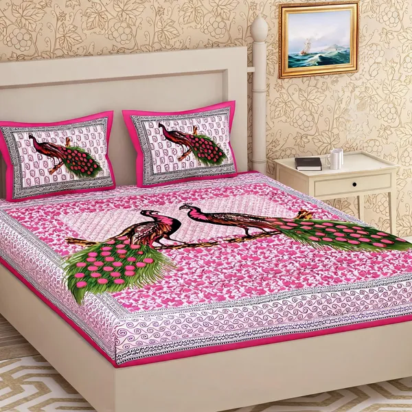 Cotton_Printed_Multicolor_Bed_Sheet_With_2_Pillow_Covers