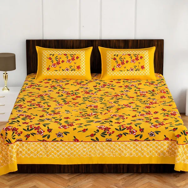Cotton_Printed_Multicolor_Bed_Sheet_With_2_Pillow_Covers
