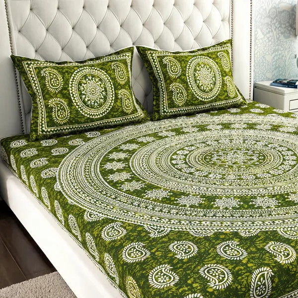 Cotton_Jaipuri_Multicolor_Jaipuri_Prints_Bed_Sheet_With_2_Pillow_Covers