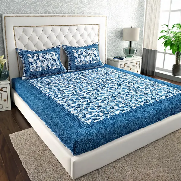 Cotton_Jaipuri_Multicolor_Jaipuri_Prints_Bed_Sheet_With_2_Pillow_Covers
