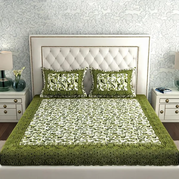 Cotton_Printed_Multicolor_Bed_Sheet_With_2_Pillow_Covers