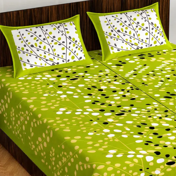 Cotton_Jaipuri_Print_Royal_Green_Bed_Sheet_With_2_Pillow_Covers