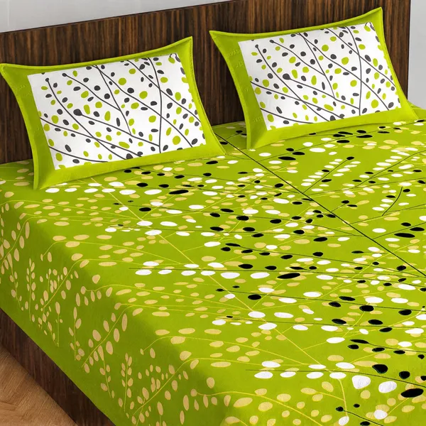 Cotton_Jaipuri_Print_Royal_Green_Bed_Sheet_With_2_Pillow_Covers