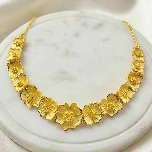 Gold_Micro_Plated_Dubai_Floral_Necklace_Set_For_Women