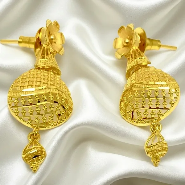 Gold_Micro_Plated_Copper_Dubai_Fan_Style_Pendant_Necklace_Set
