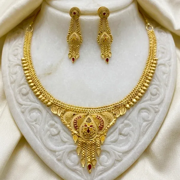 Gold_Micro_Plated_Dubai_Meenakari_Necklace_Set_For_Women