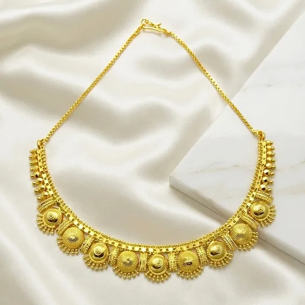 Gold_Micro_Plated_Dubai_Round_Motif_Necklace_Earring_Set