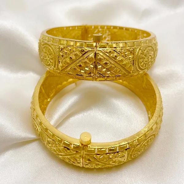 Gold_Micro_Plated_Turkish_Geometric_Designer_Bangle_Pair
