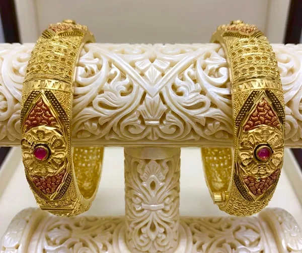 Gold_Micro_Plated_Meenakari_Turkish_Screw_Bangle_Pair_For_Women