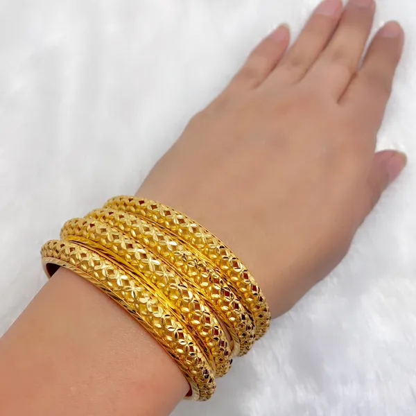 Gold_Micro_Plated_Copper_Floral_Cutwork_Bangle_Set_Of_2