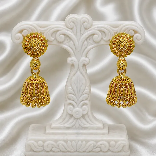 Gold_Plated_Copper_Double_Jhumki_Ghungroo_Meenakari_Earrings_For_Women