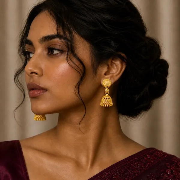 Gold_Plated_Copper_Double_Jhumki_Ghungroo_Meenakari_Earrings_For_Women
