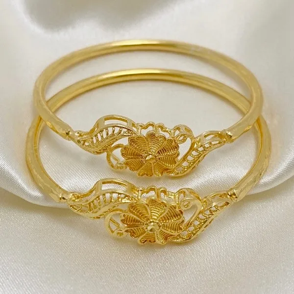 Gold_Plated_Copper_Floral_Dubai_Style_Traditional_Bangles_Set_Of_2