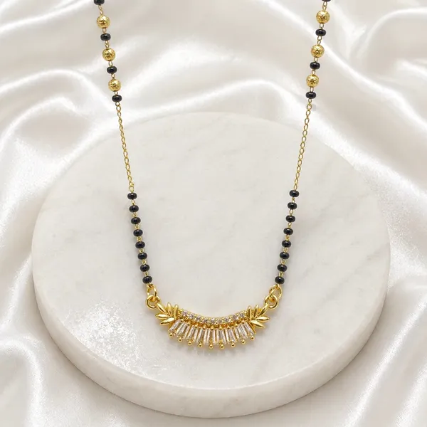 Gold_Stainless_Steel_Ad_Fan_Style_Mangalsutra_Pendant_For_Women