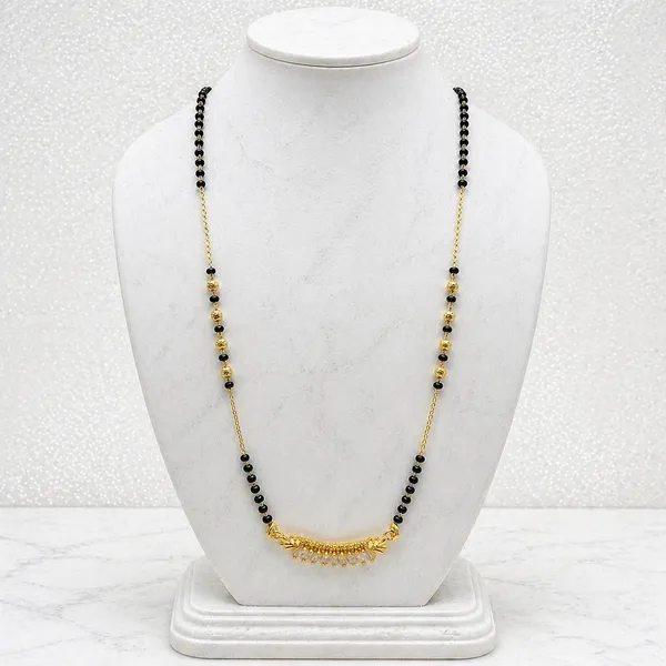 Gold_Stainless_Steel_Ad_Fan_Style_Mangalsutra_Pendant_For_Women