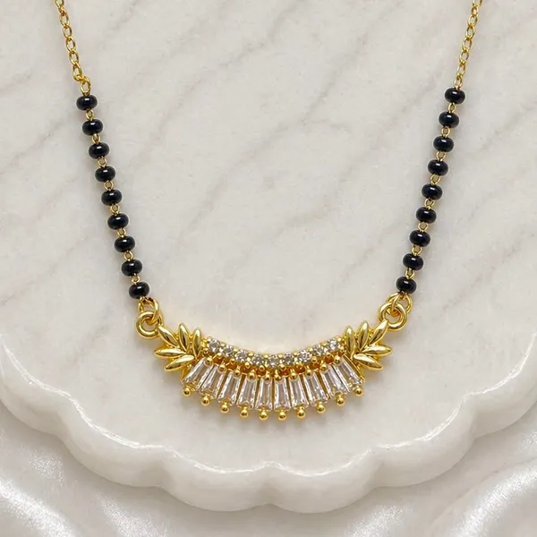 Gold_Stainless_Steel_Ad_Fan_Style_Mangalsutra_Pendant_For_Women