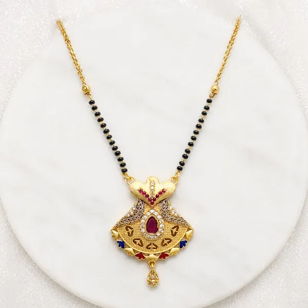 Black_Gold_Plated_Ad_Ruby_Meenakari_Mangalsutra_For_Women