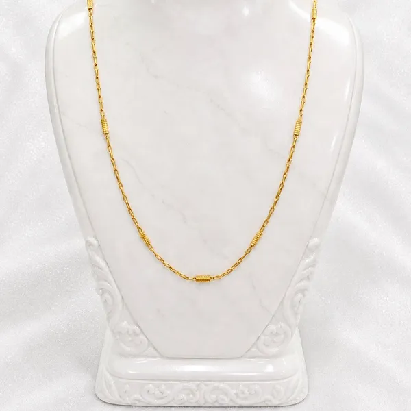 Gold_Micro_Plated_Copper_Geometric_Link_Neck_Chain_For_Women
