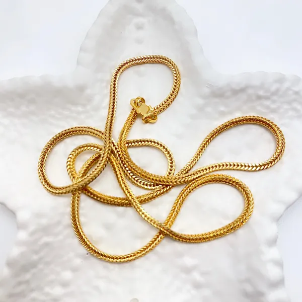Gold_Micro_Plated_Snake_Pattern_Neck_Chain_For_Women