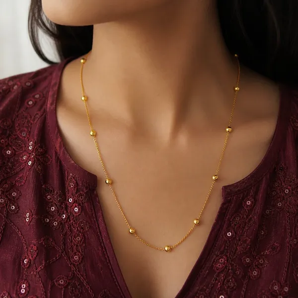 Gold_Micro_Plated_Beaded_Box_Link_Neck_Chain_For_Women