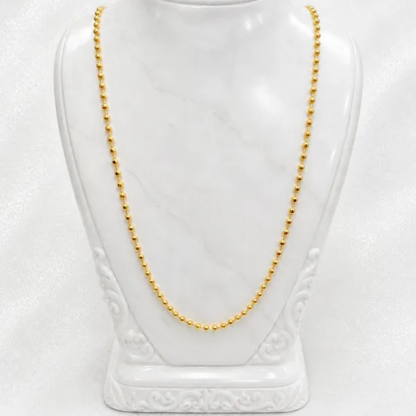 Gold_Micro_Plated_Classic_Round_Ball_Bead_Neck_Chain
