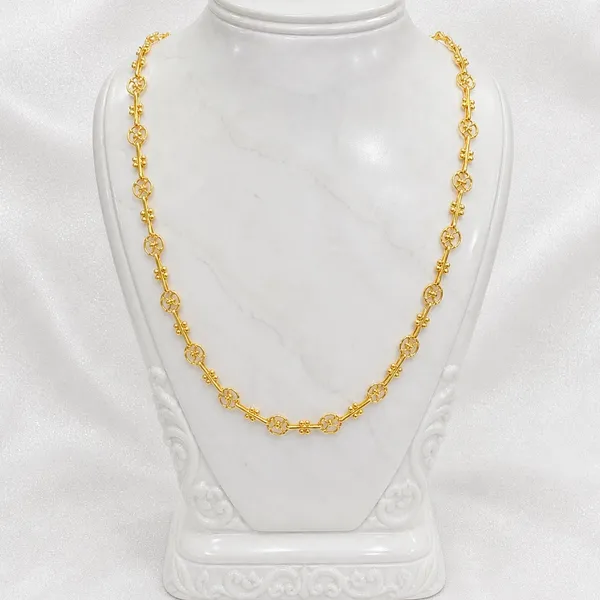 Gold_Micro_Plated_Circular_Motif_Neck_Chain_For_Women