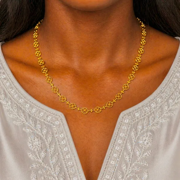 Gold_Micro_Plated_Circular_Motif_Neck_Chain_For_Women