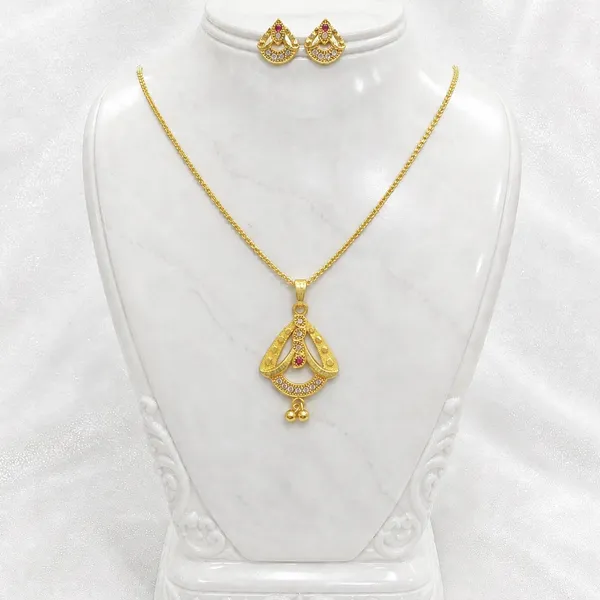Red_Gold_Micro_Plated_Ad_Ruby_Teardrop_Pendant_Necklace_Set
