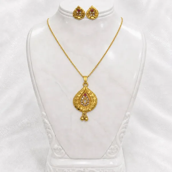 Red_Gold_Micro_Plated_Ad_Ruby_Teardrop_Floral_Necklace_Set