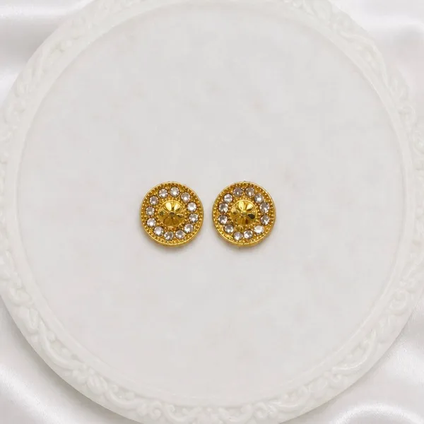 Gold_Micro_Plated_Ad_Ruby_Circular_Halo_Necklace_Earring_Set