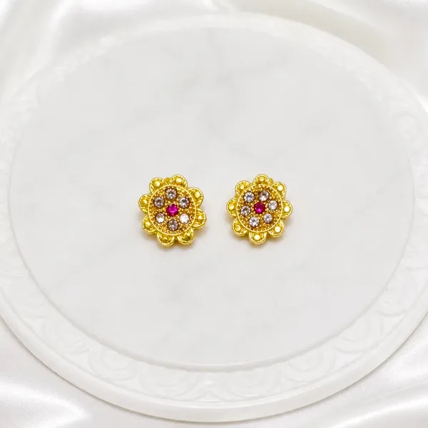 Gold_Micro-Plated_Ad_Ruby_Bloom_Halo_Floral_Pendant_Necklace_Set