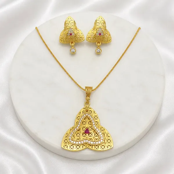Red_Gold_Micro_Plated_Ad_Ruby_Trinity_Clover_Pendant_Necklace_Set