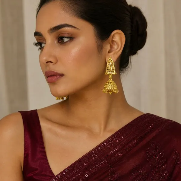 Gold_Micro-Plated_Copper_Temple_Triangular_Ghungroo_Jhumki_Earrings