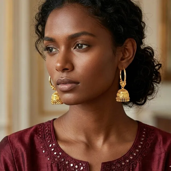 Gold_Micro_Plated_Hoop_Jhumka_Ghungroo_Temple_Earrings