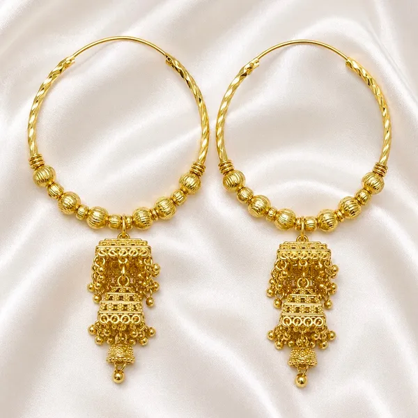 Gold_Plated_Handcrafted_Hoop_Jhumka_Earrings_For_Women